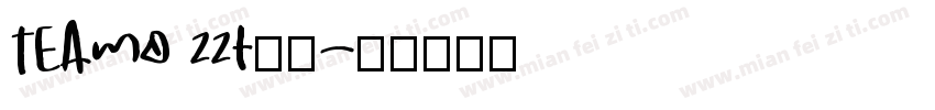 TEAmo zzt字体字体转换